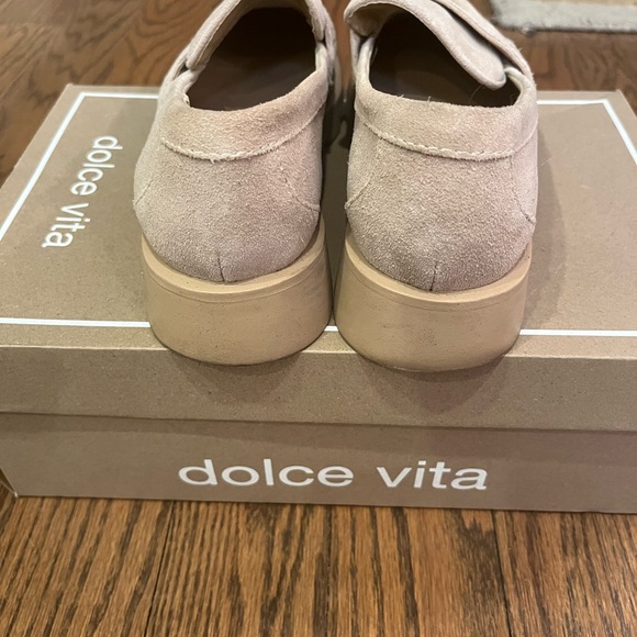 Dolce Vita Dune Suede Chunky Loafers - Picture 4 of 5